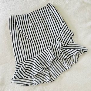 A New Day Women’s Striped Ruffled Skirt - Size 2